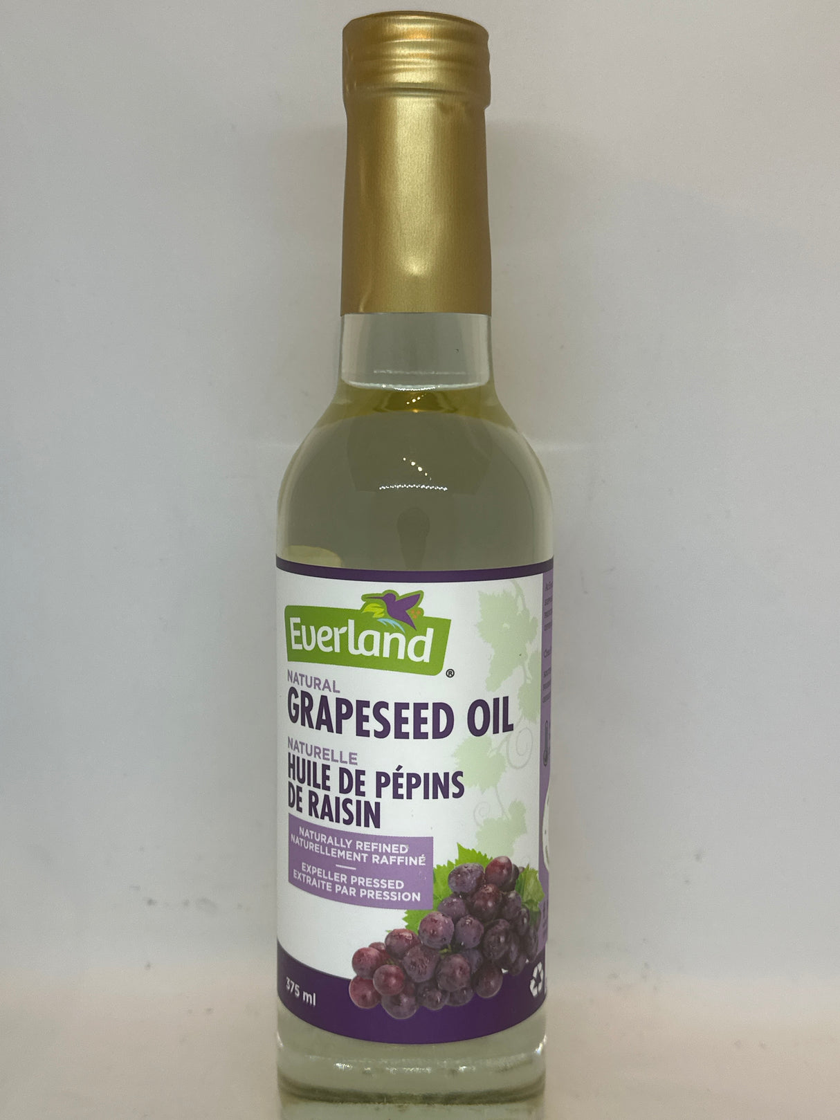 EVERLAND GRAPE SEED OIL 375ML