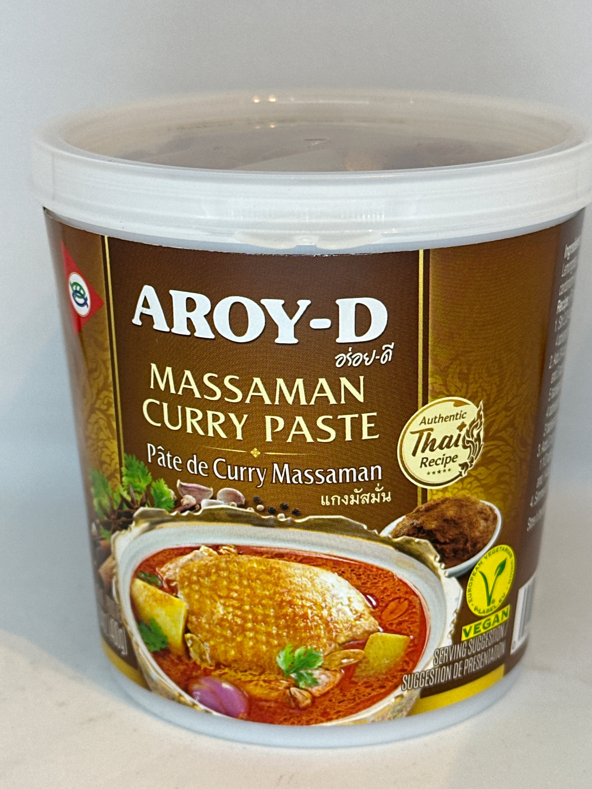 AROY-D MASSAMAN CURRY PASTE 400 GM