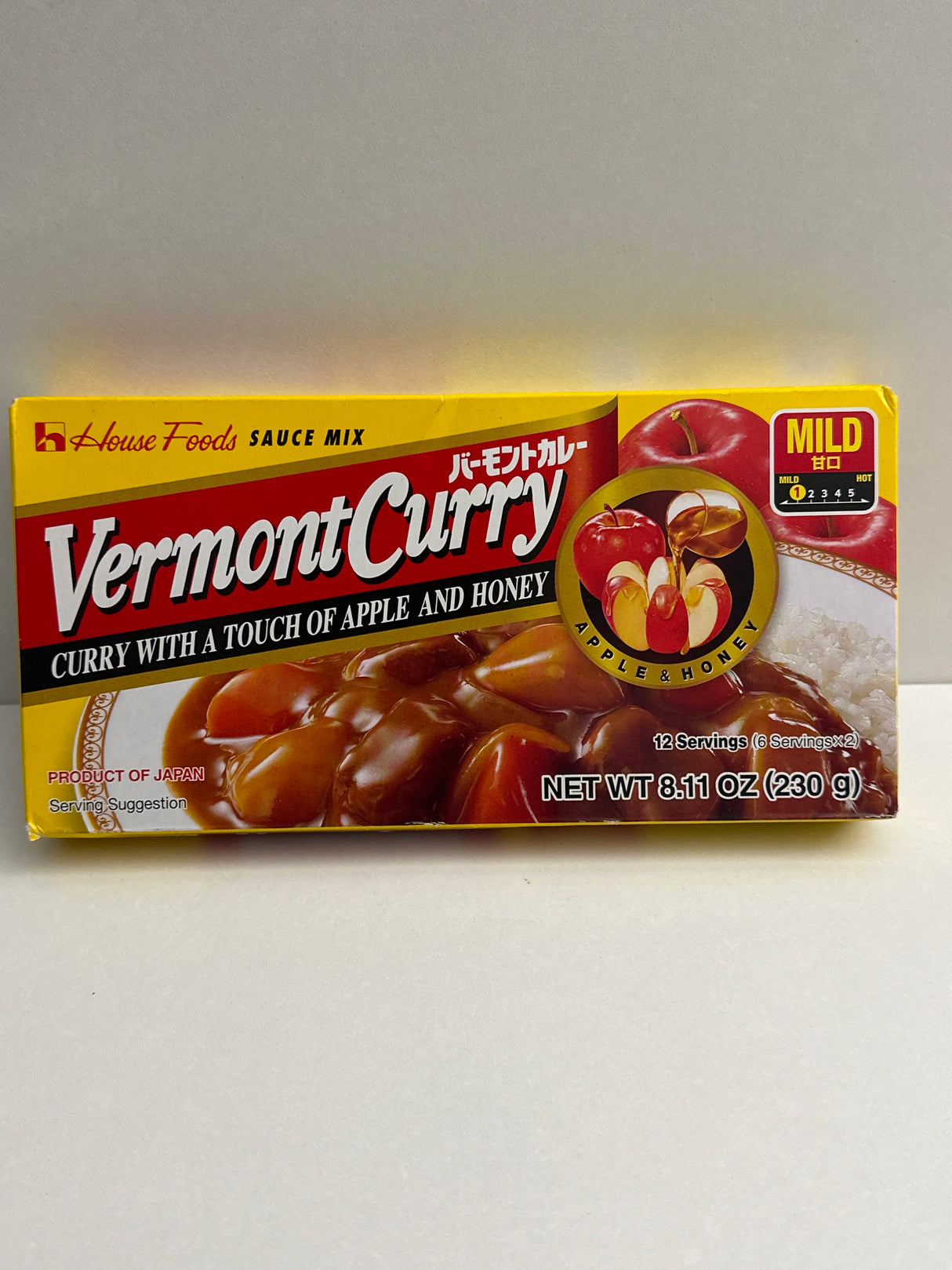 VERMONT MILD CURRY WITH TOUCH OF APPLE AND HONEY 230G