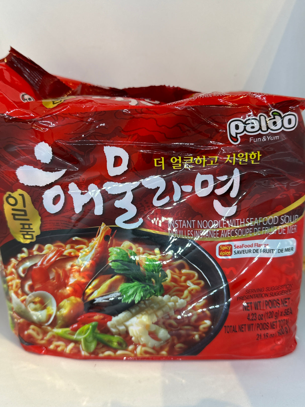 PD)PREMIUM SEAFOOD RAMEN 120G X 5