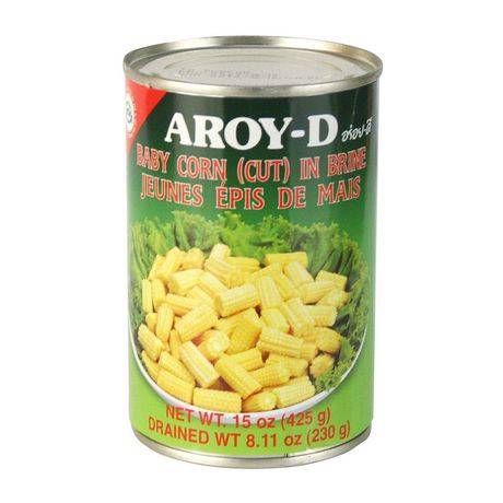 AROY D BABY CORN WHOLE IN BRINE 425 GM