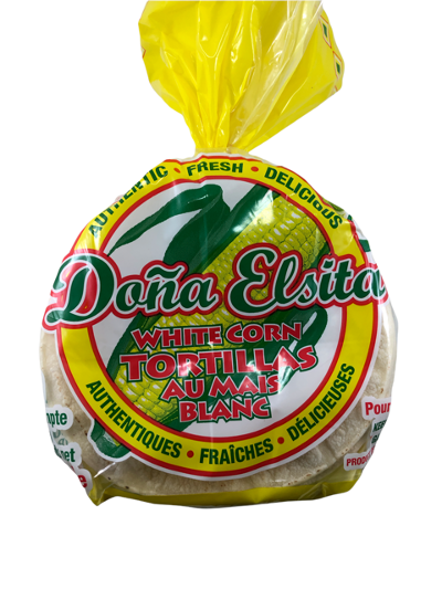 DONA ELSITA WHITE CORN TORTILLAS 50 PCS