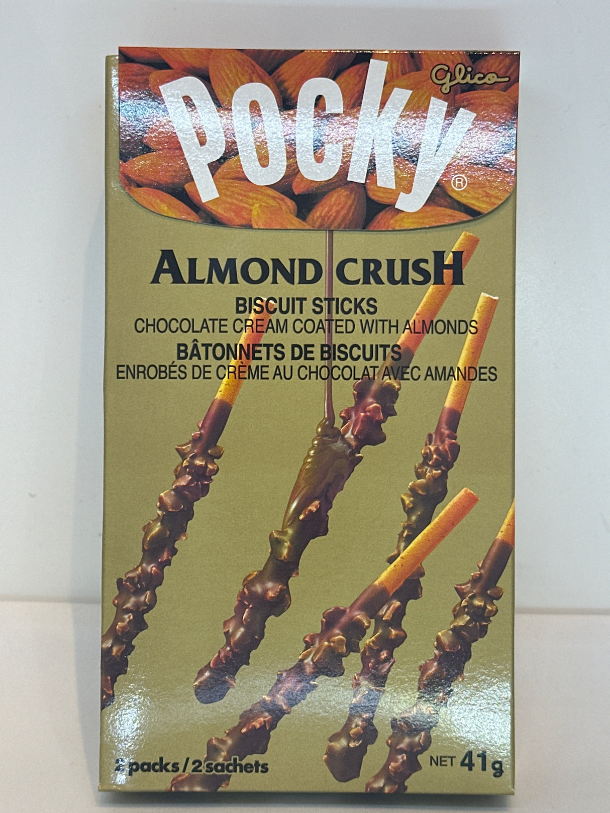 GLICO POCKY ALMOND CRUSH - 41GM