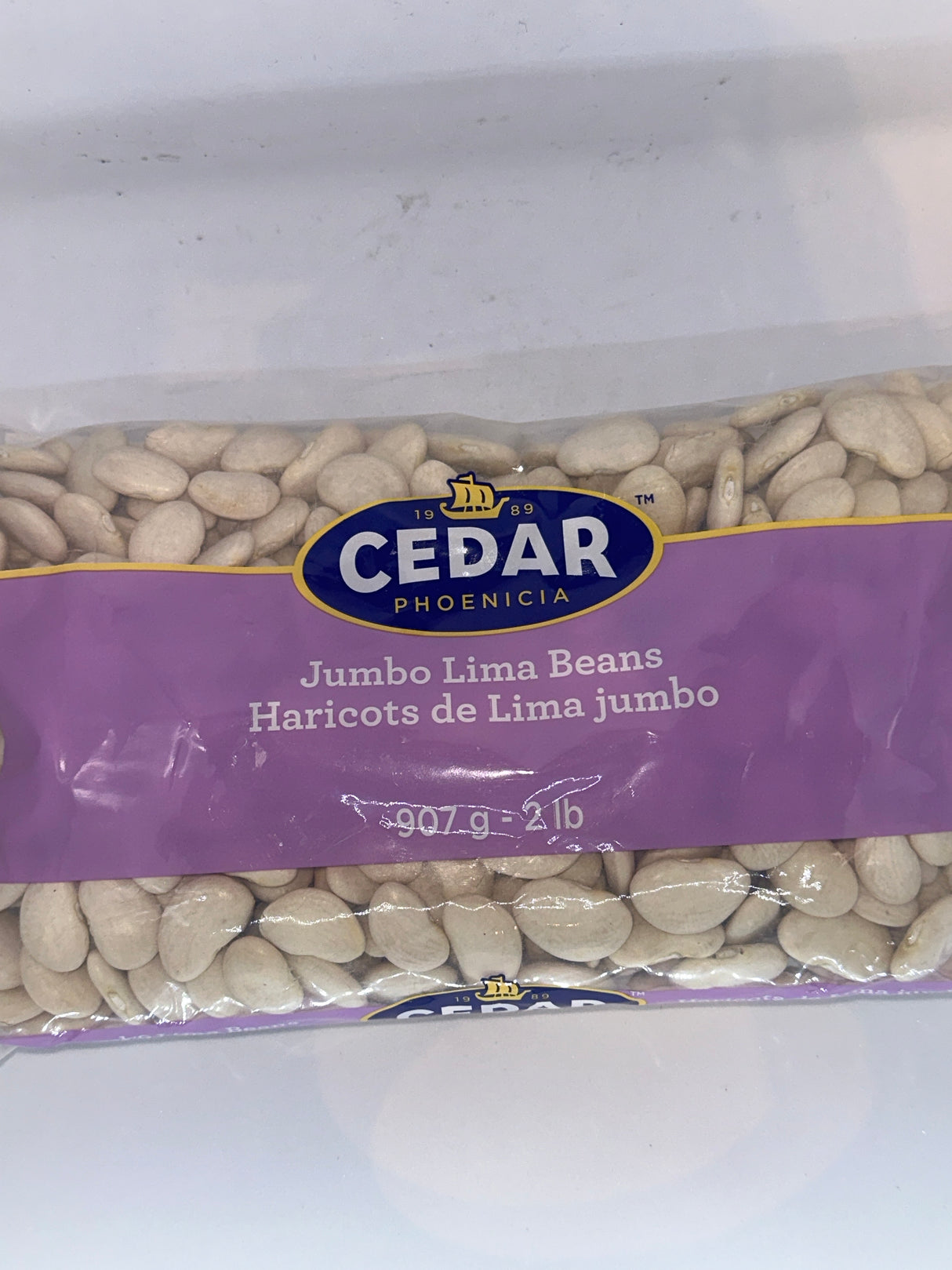 CEDAR JUMBO LIMA BEANS 907GM