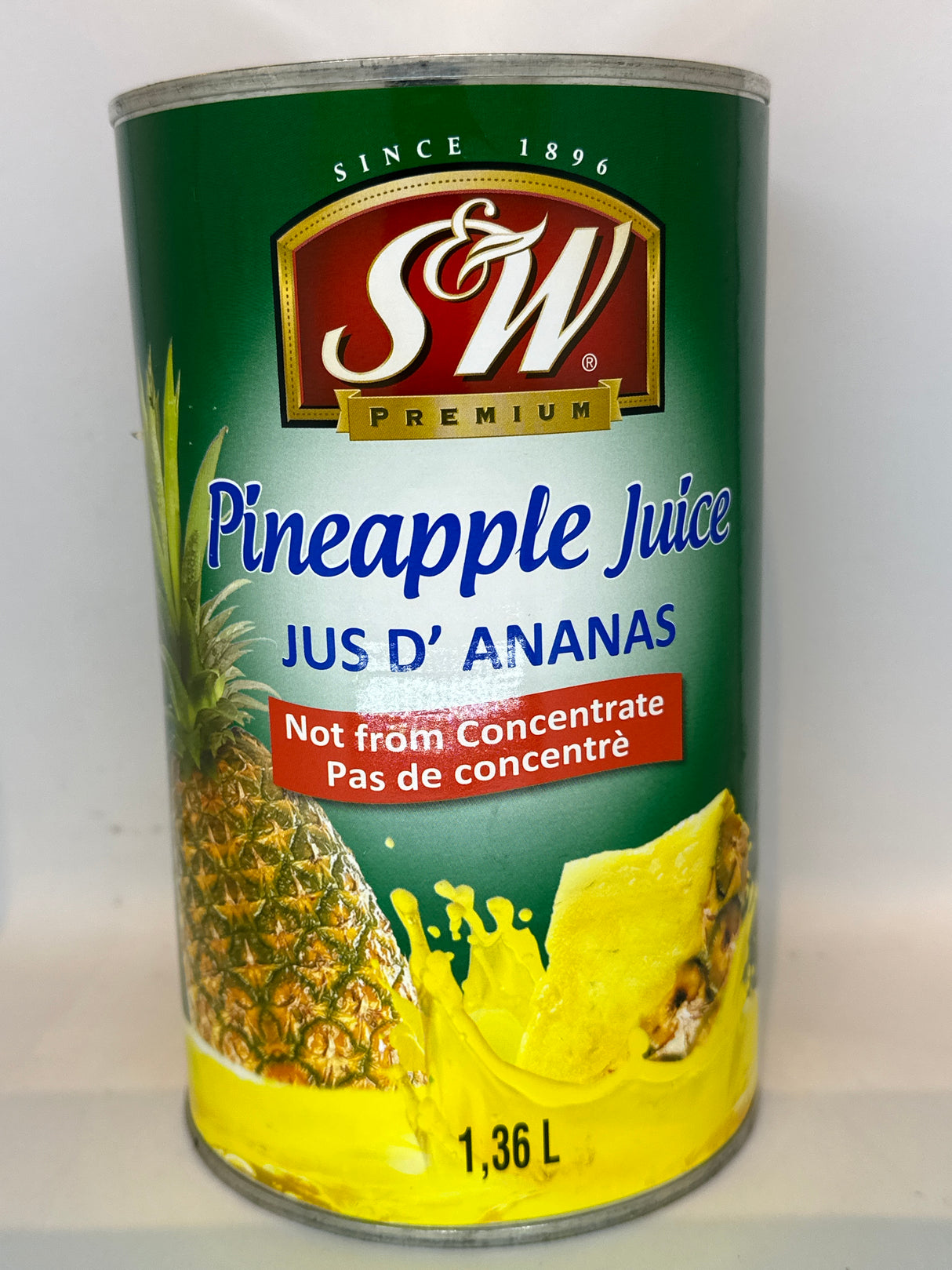 S&W PREMIUM PINEAPPLE JUICE 1.36L