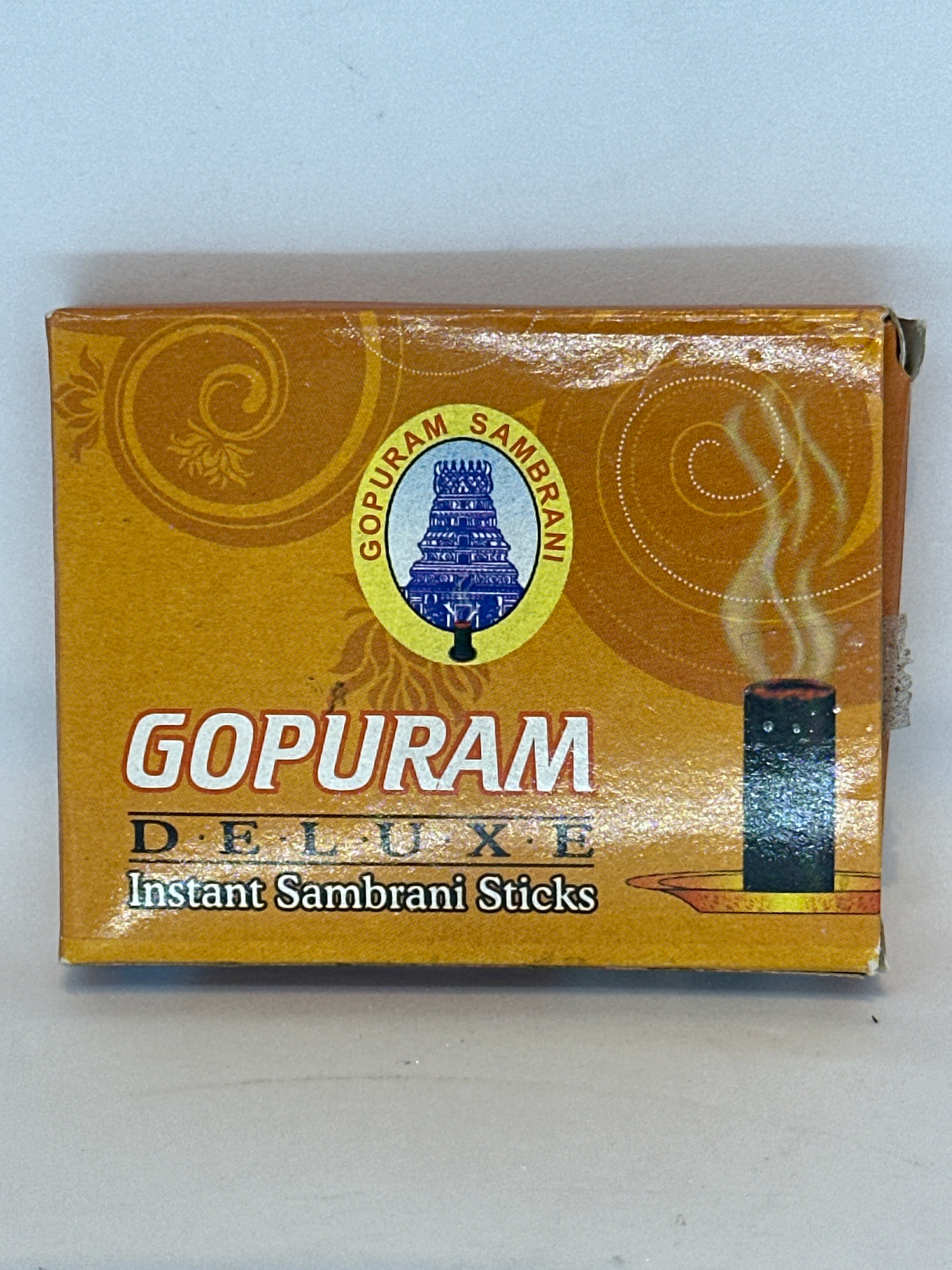 GOPURAM DELUXE INSTANT SAMBRANI STICKS 10 PCS