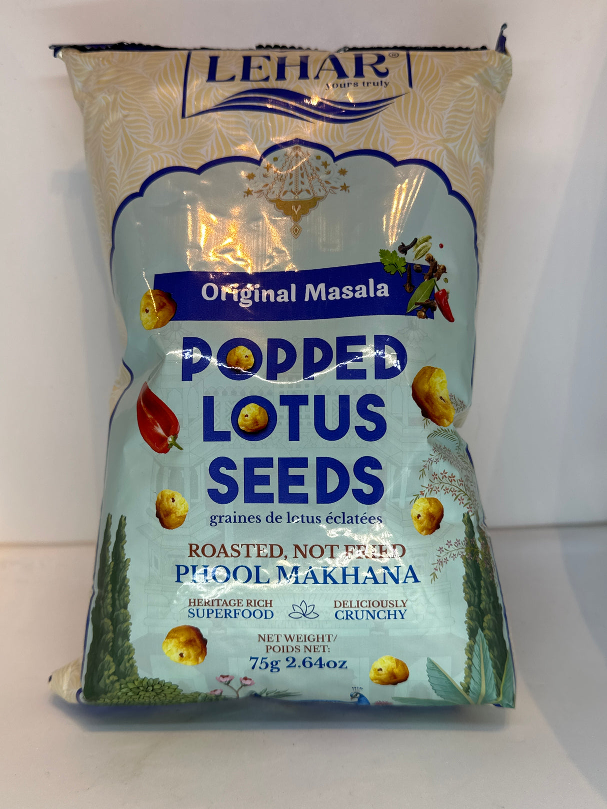 ORIGINAL MAKHANA POPPED LOTUS SEEDS 75 GM