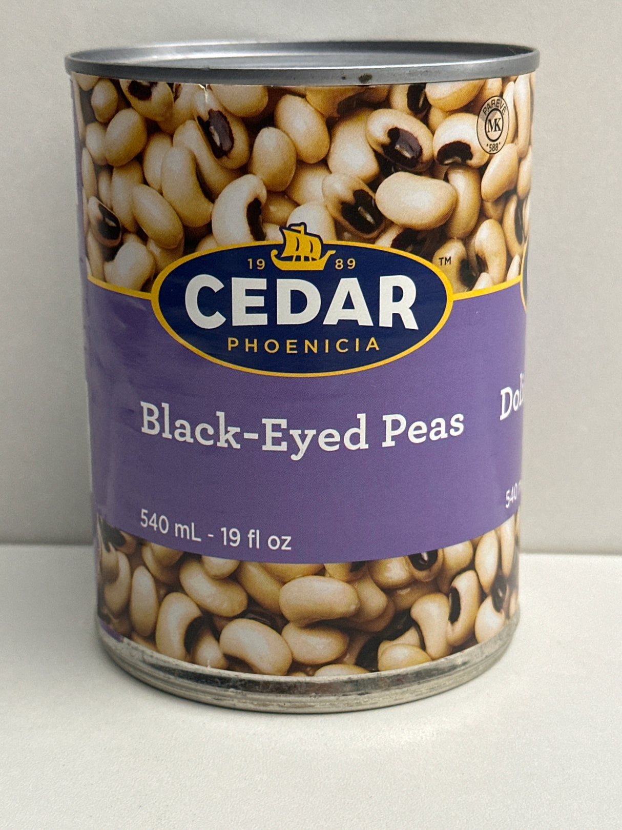 CEDAR BLACK EYED PEAS 540ML