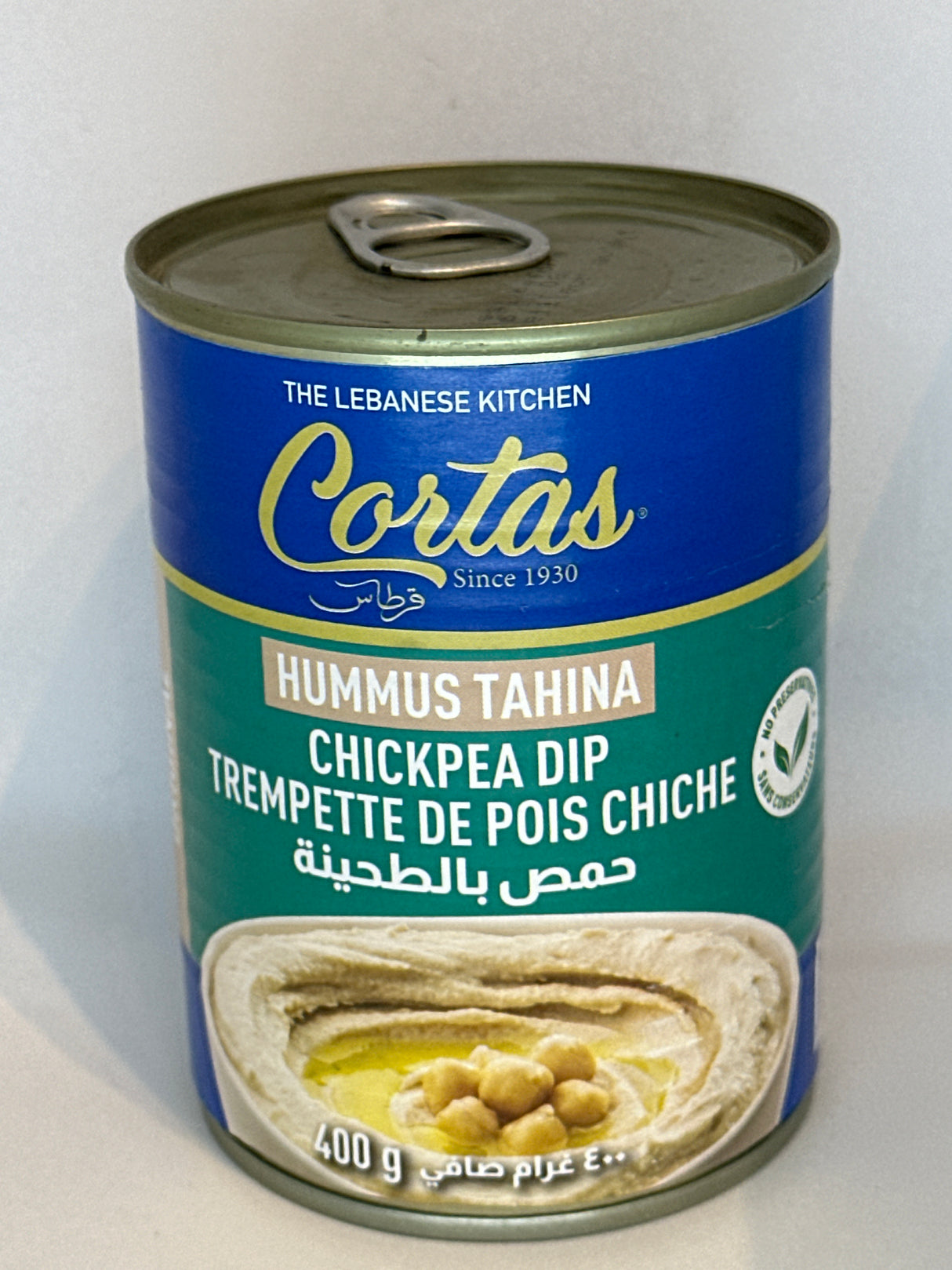 CORTAS HUMMUS TAHINA 400 GM