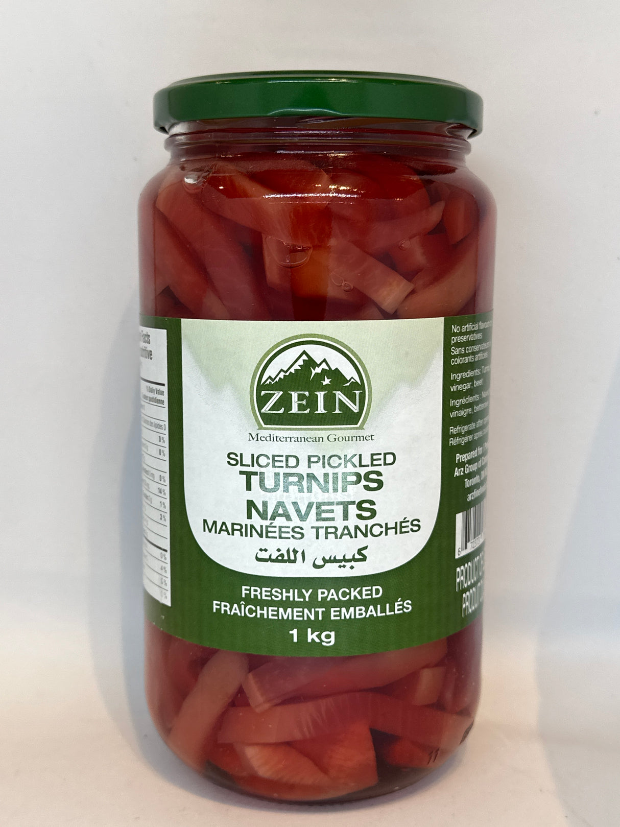 ZEIN SLICED PICKLED TURNIP 1 KG