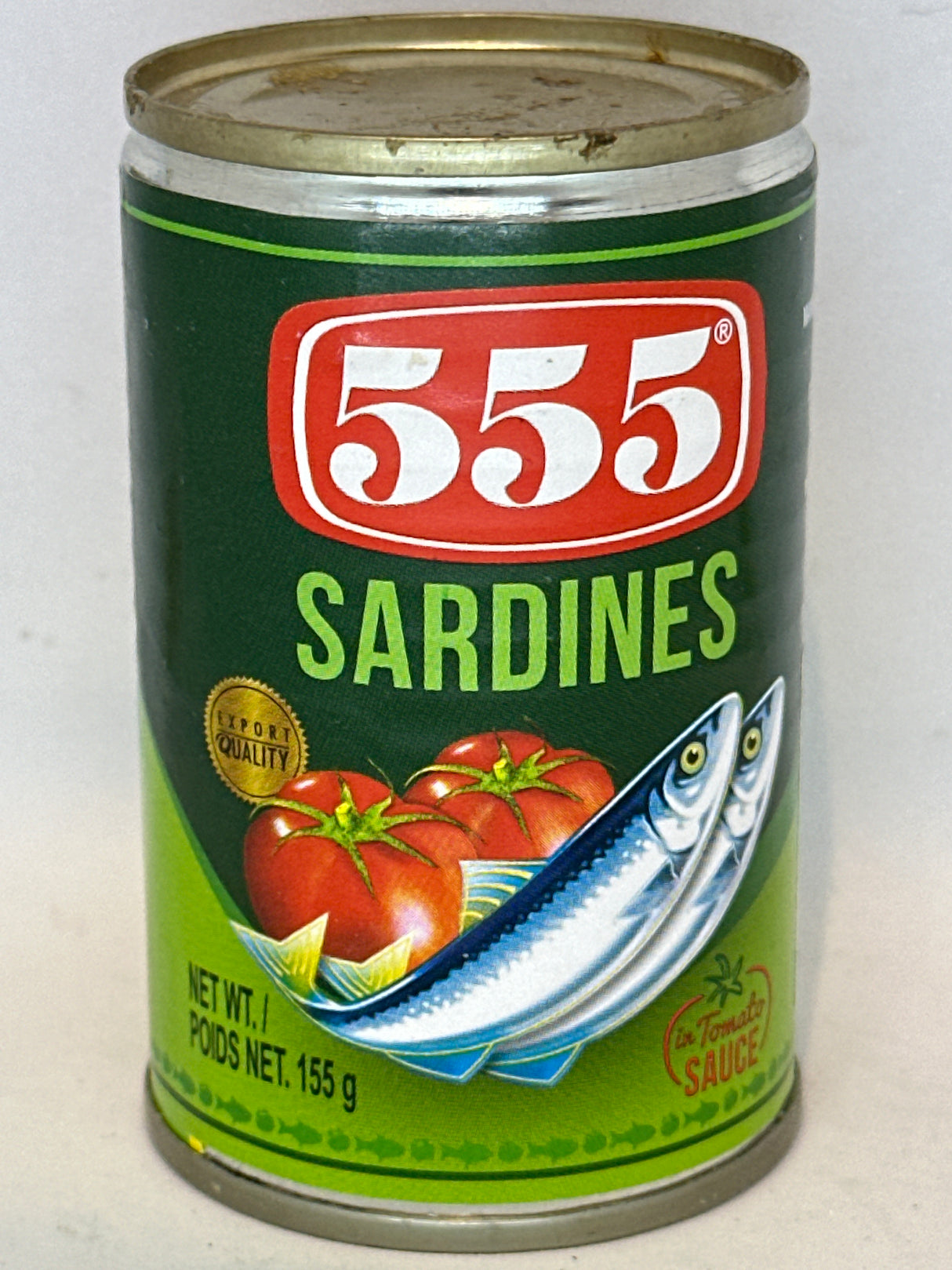 555 SARDINES IN TOMATO SAUCE 155GM