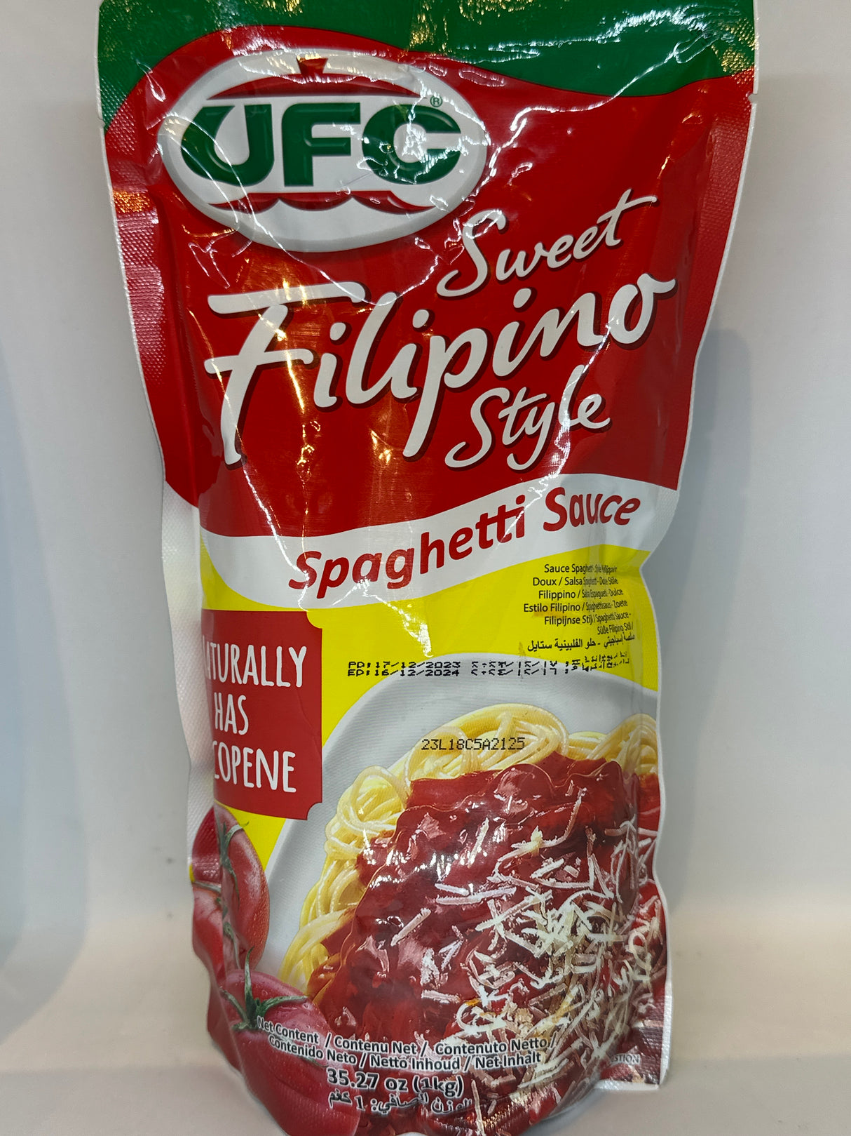 UFC SWEET FILIPINO SPAGHETTI SAUCE 1 KG