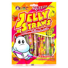 ABC JELLY STRAWS IN PACKAGE 260 GM