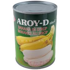 AROY D BANANA IN SYRUP 565 GM