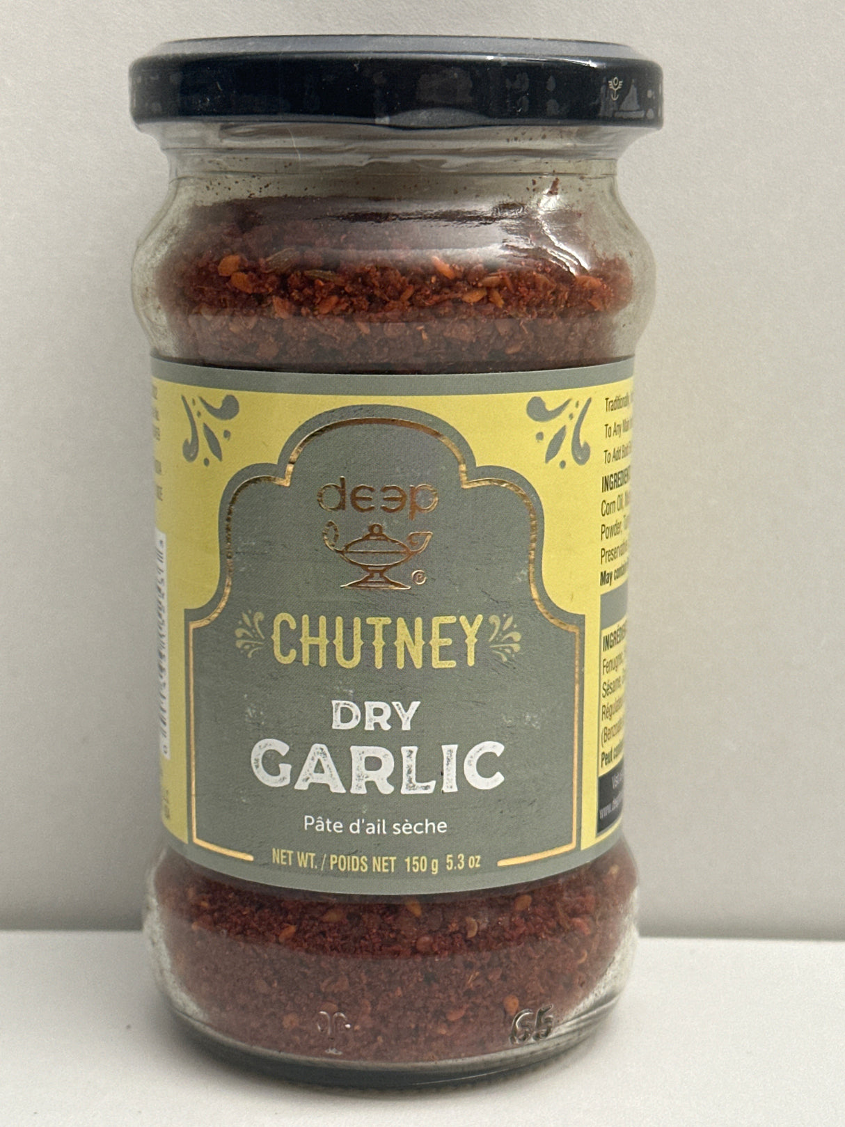 DEEP DRY GARLIC CHUTNEY, 5.3 OZ