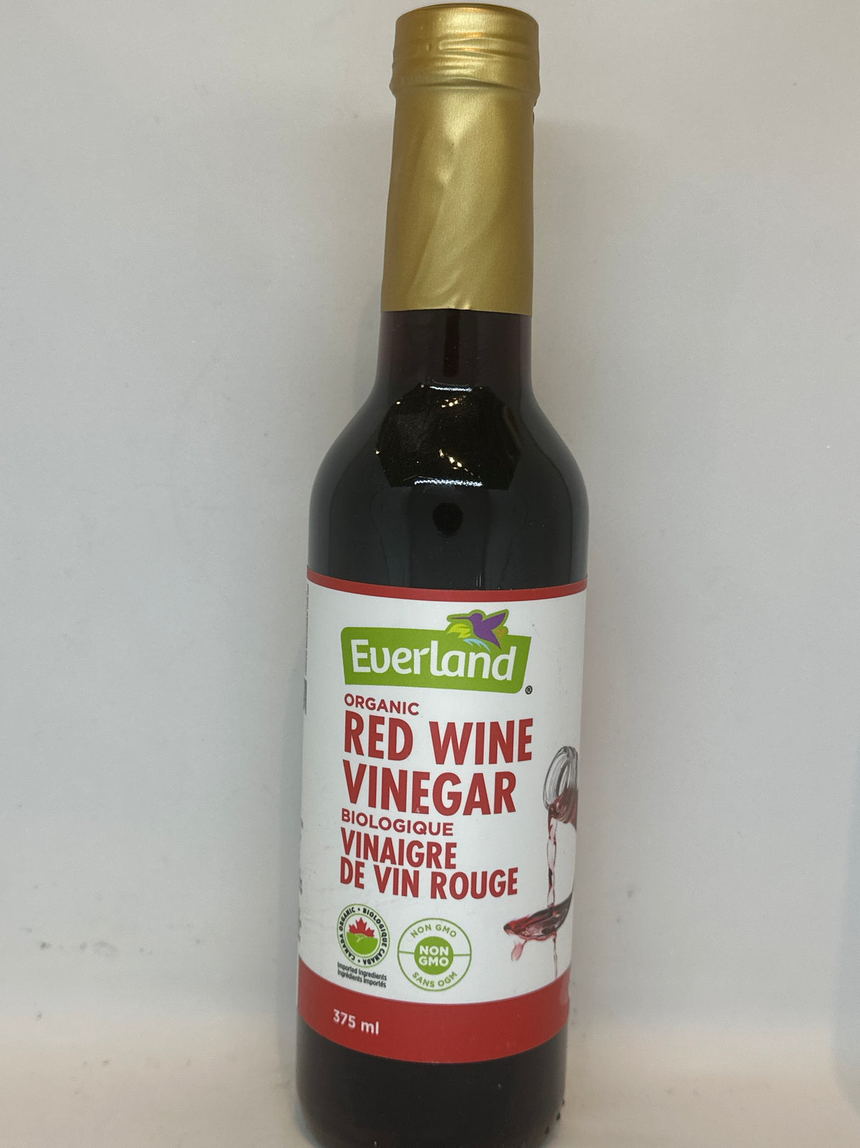 EVERLAND ORGANIC RED WINE VINEGAR 375 ML