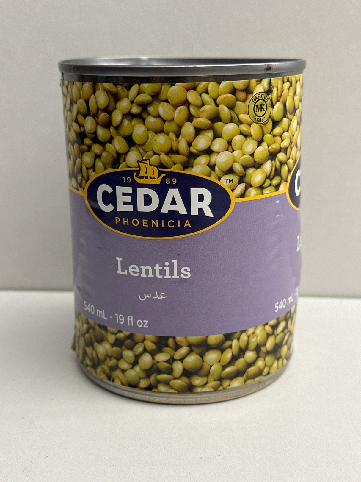 CEDAR LENTILS 540ML