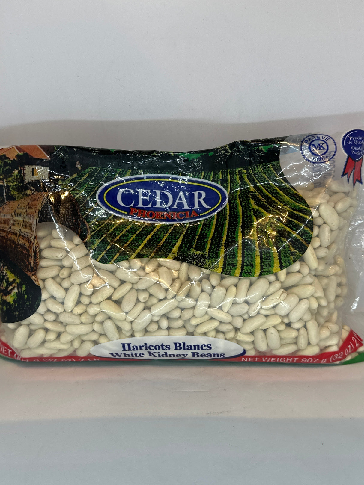 CEDAR DRY WHITE KIDNEY BEANS 907G