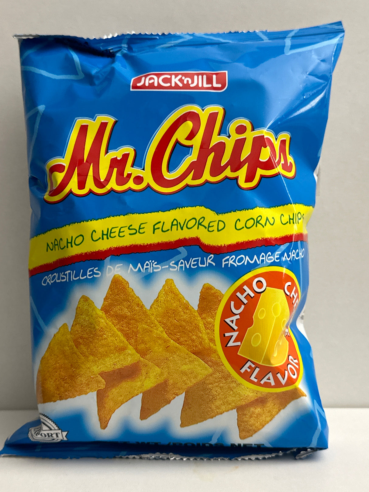 J & J MR. CHIPS NACHO CHEESE 100G*