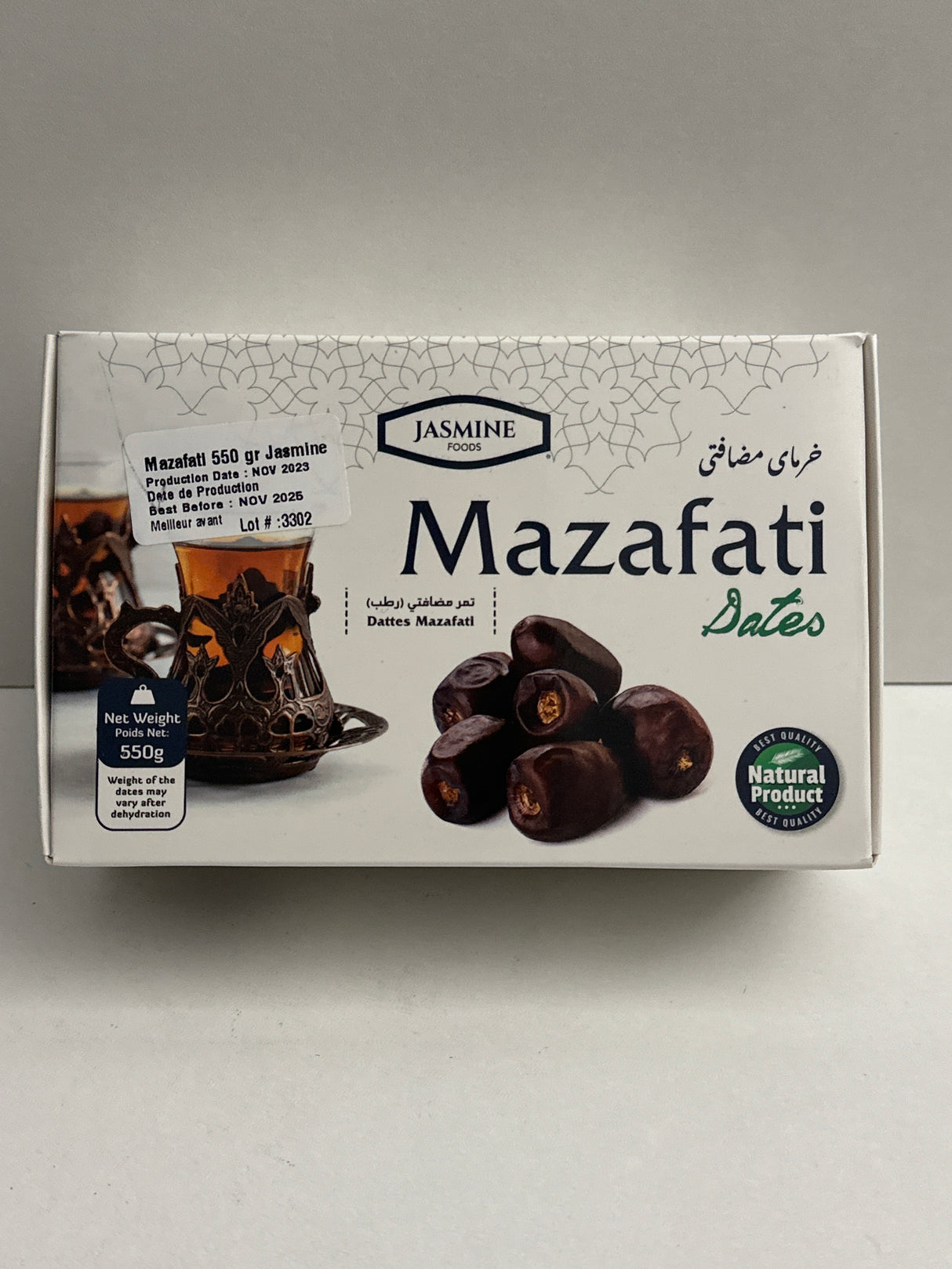 JASMINE  MAZAFATI DATES 550 GM