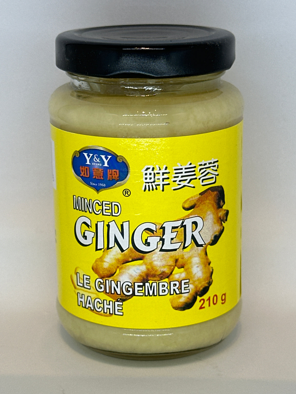 Y&Y MINCED GINGER 210 GM