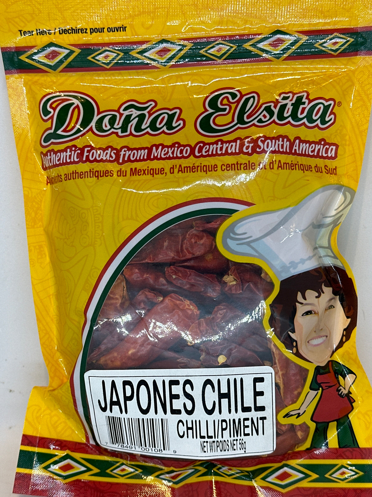 DONA ELSITA JAPONES CHILE WHOLE 56G