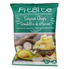 CASSAVA CHIPS AVOCADO  NON-GMO VEGAN FITBITE 100 GM