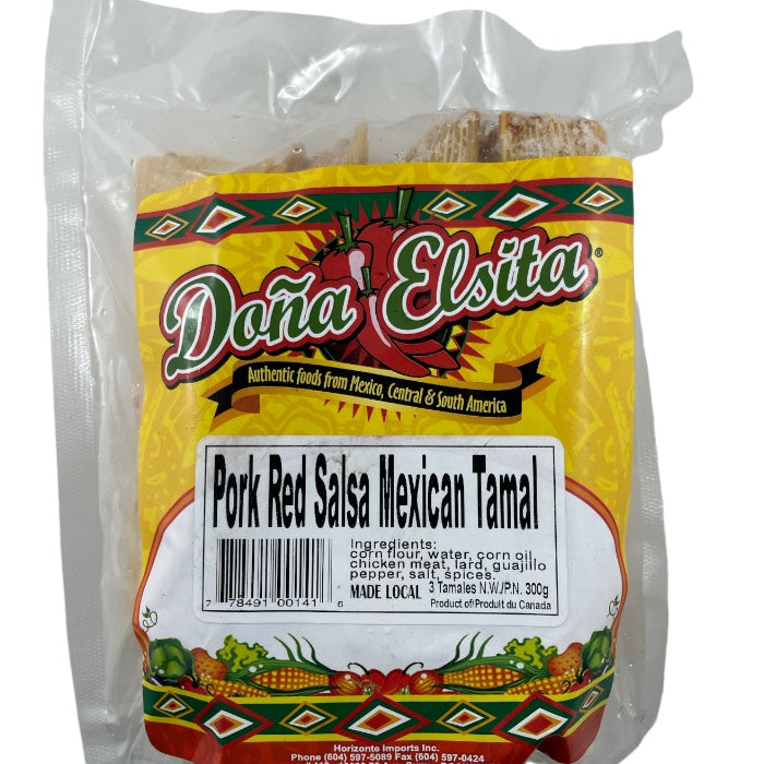 DONA ELISTA PORK RED SALSA TAMAL 300 GM