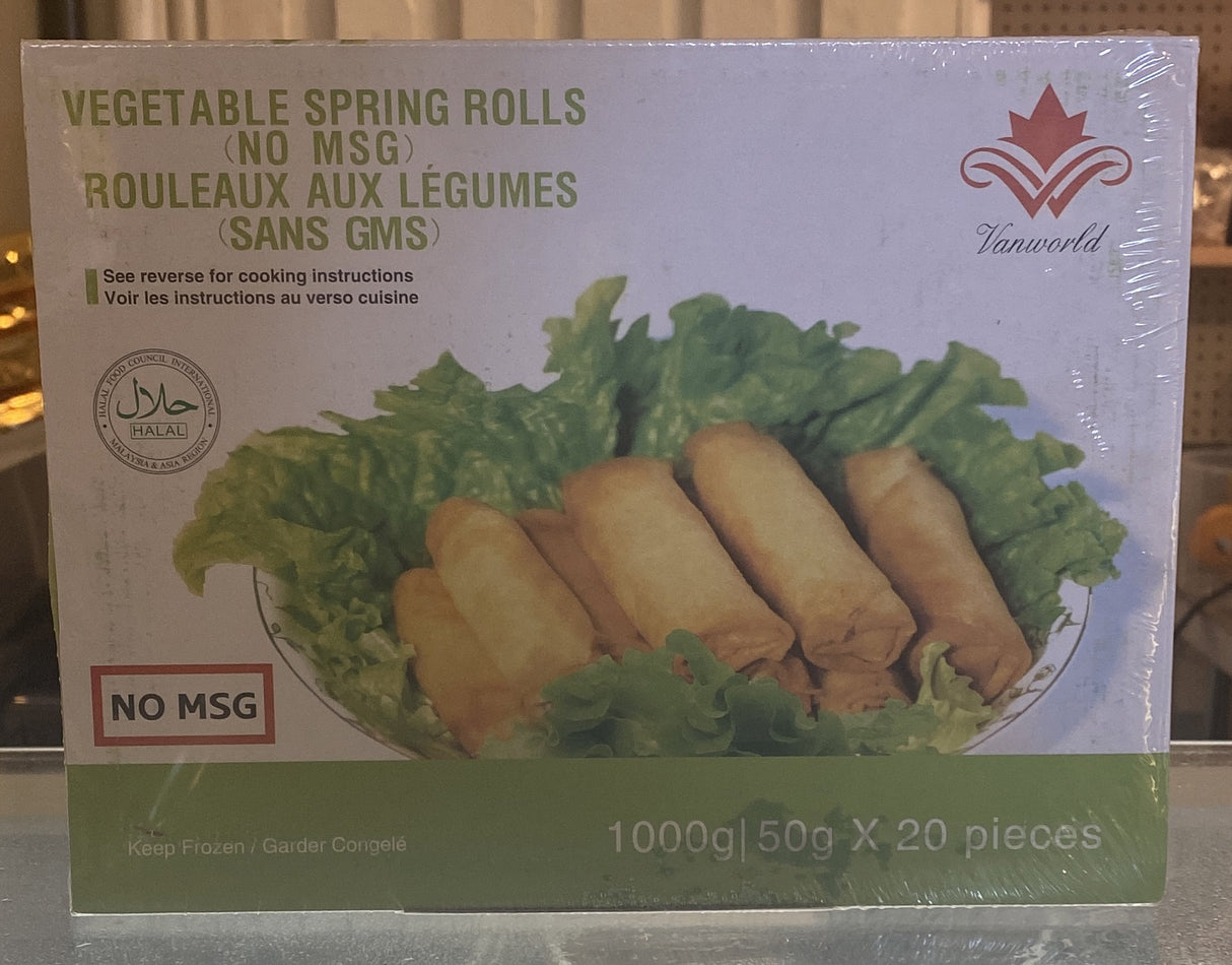 VANWORLD VEG SPRING ROLLS 1K | 50 G 20 PCS