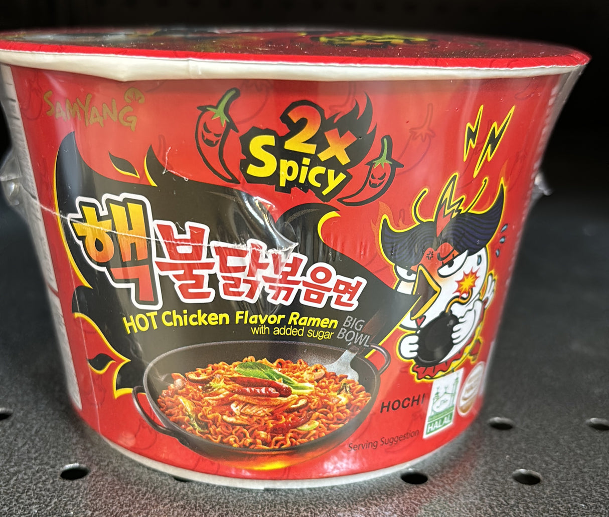 SAMYANG OT CHICKEN FLAVOR RAMEN BIG BOWL 2X SPICY 105 GM